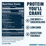 PEScience Select Protein Powder, mélange lait, saveur vanille plus riche.