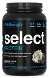 PEScience Select Protéine en poudre avec verseur, mélange facile et rapide.