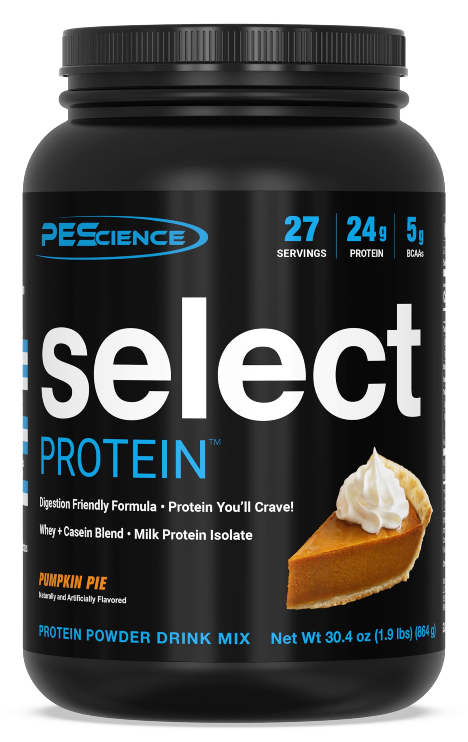 PEScience Select Protéine: bouteille prête pour dégustation goût tarte citrouille.