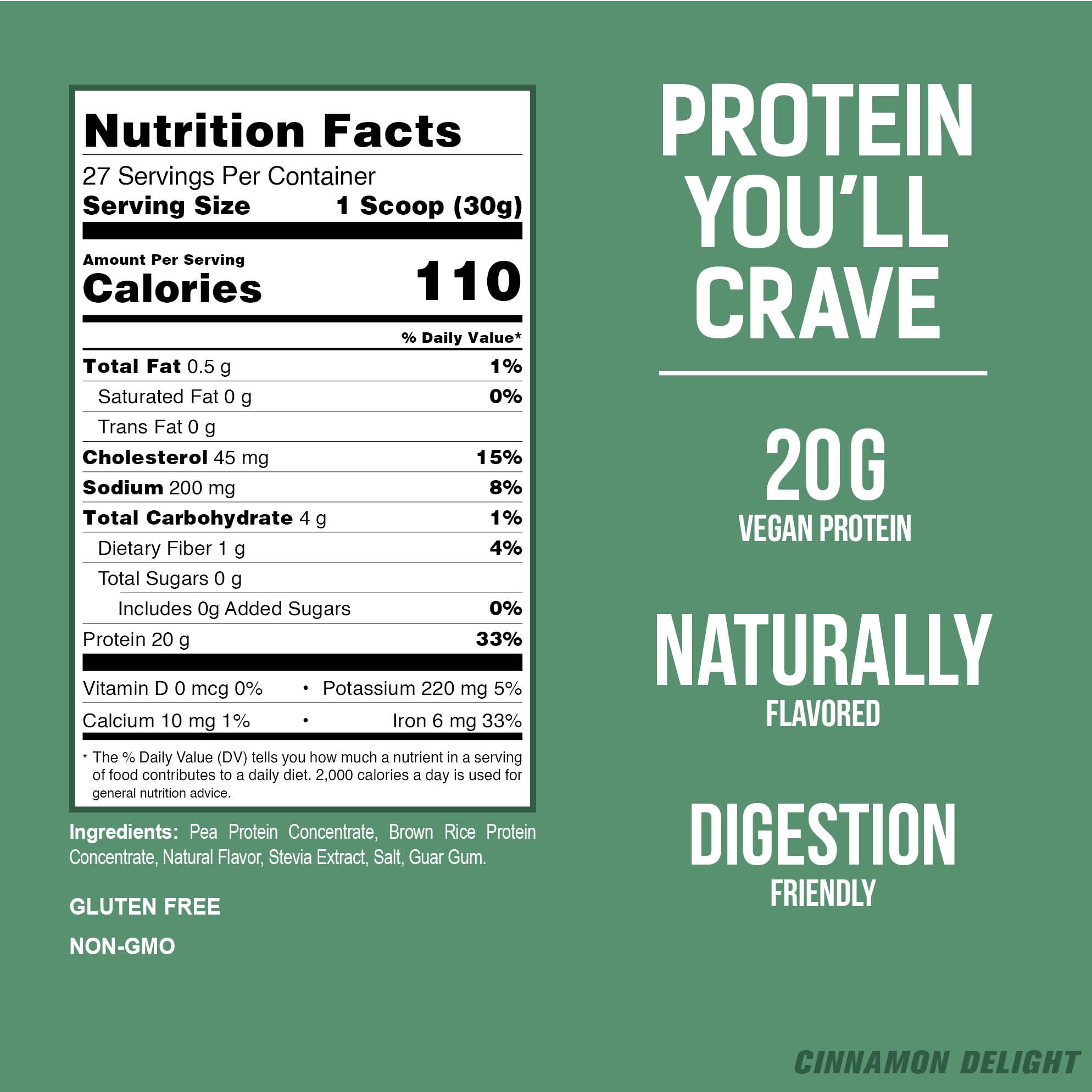 Sachet essai cinq portions PEScience Select Vegan Protein Powder.