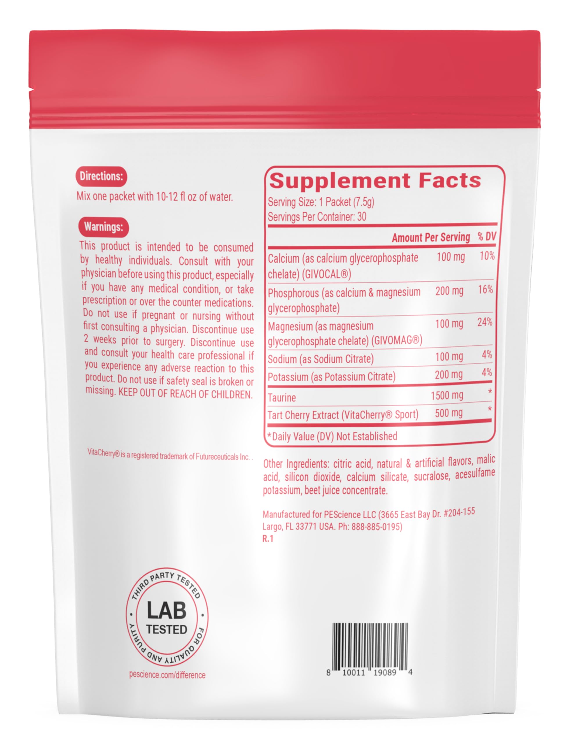 PEScience Versalyte: utilisation quotidienne facile pour gym et bureau.