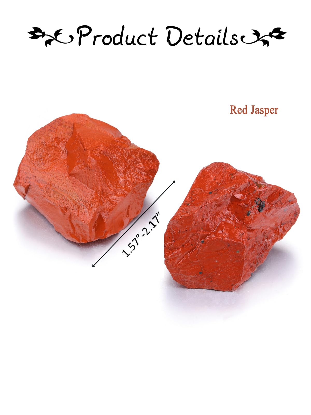 PESOENTH Jaspe rouge utilisé en méditation et Reiki.