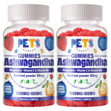 Pets Purest gommes Ashwagandha et D3 – texture fruitée favorisant le calme.