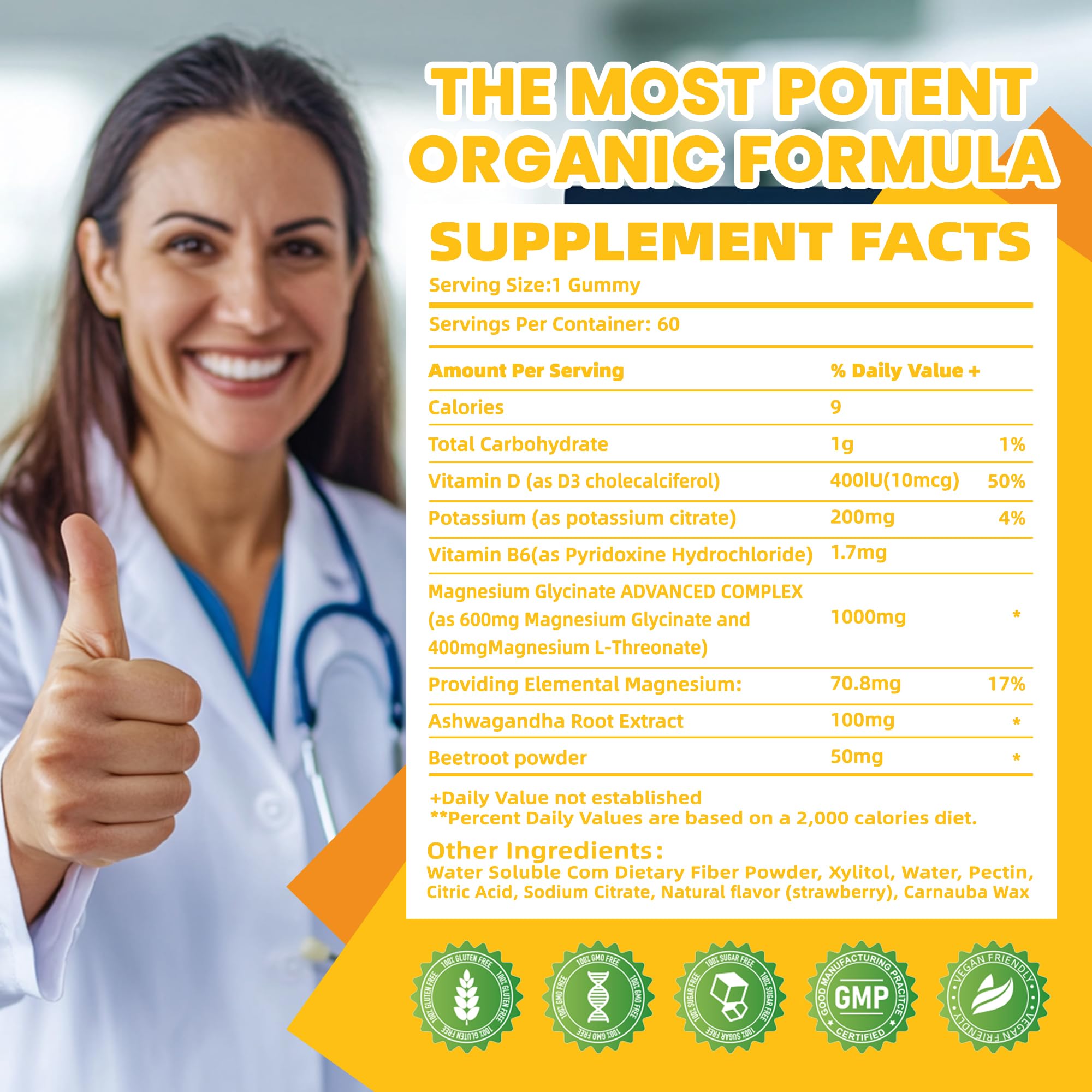 Étiquette Pets Purest montrant oméga3 et vitamines clés, soutien immunitaire possible.