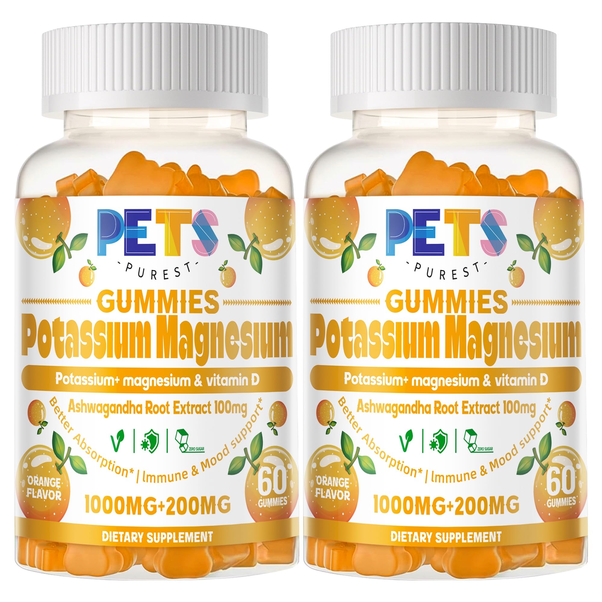 Pets Purest Gommes Potassium Magnesium – bouteille prête à l'emploi