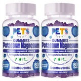 Gummies potassium-magnesium de Pets Purest dans une boîte, soutien potentiel à l'énergie quotidienne.
