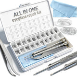 PFDHQS kit réparation lunettes avec vis variées pour remplacements rapides