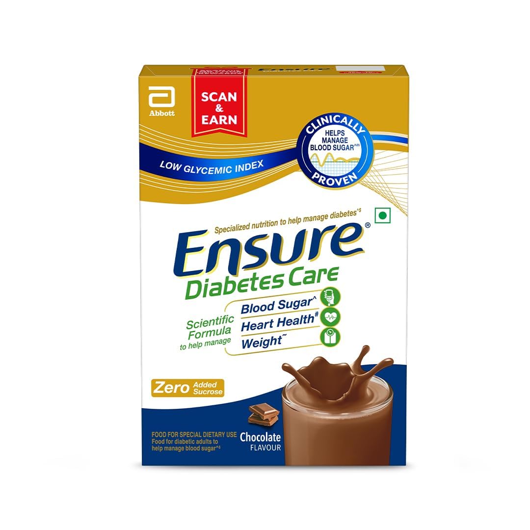 PGM DISTRIBUTORS Ensure Diabetes Care : boîte chocolat 400 g, pack double pour une utilisation pratique.