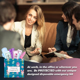 Emballage réutilisable du kit pH Advantage facilitant le transport.