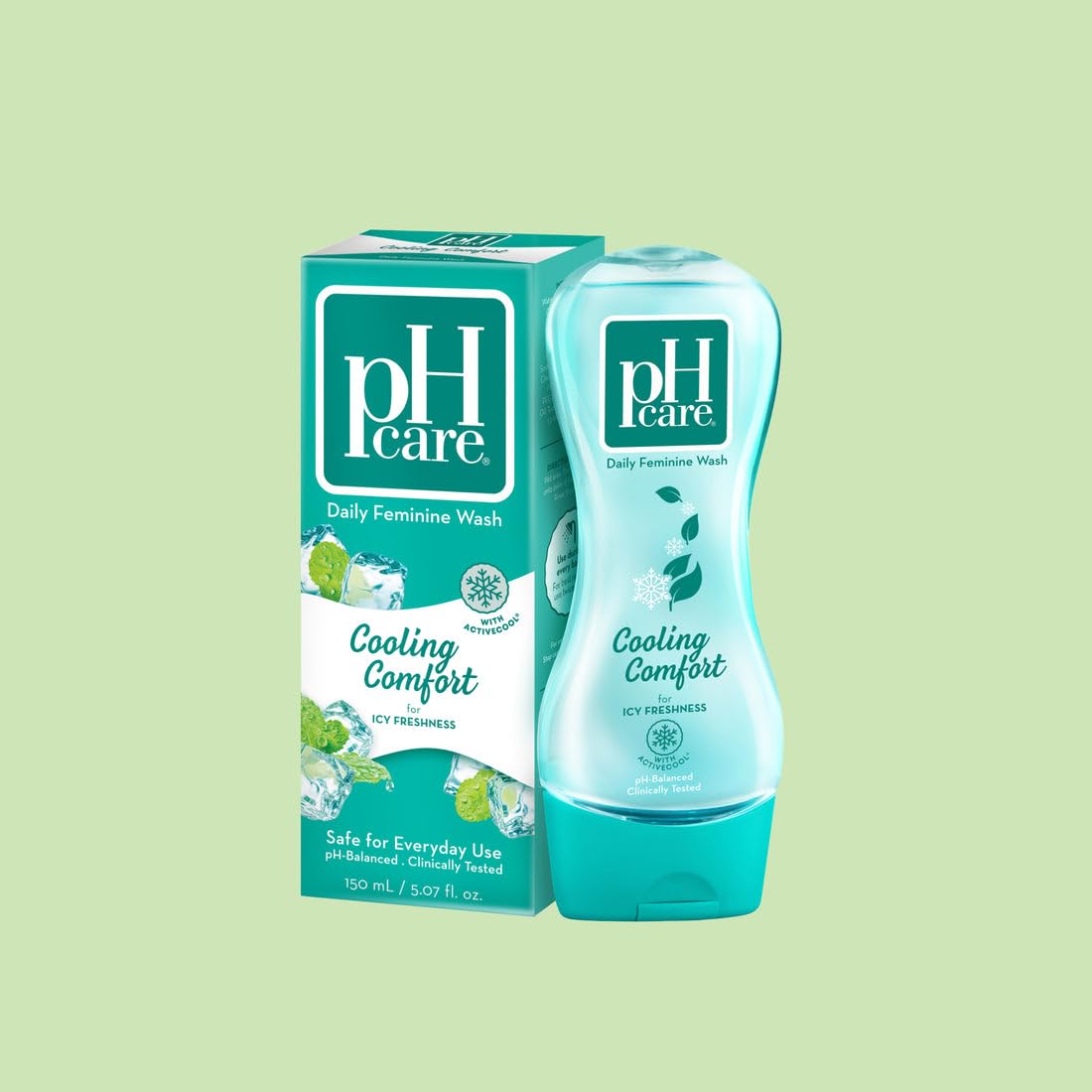 pH care rituel quotidien intime, délicat et sûr.