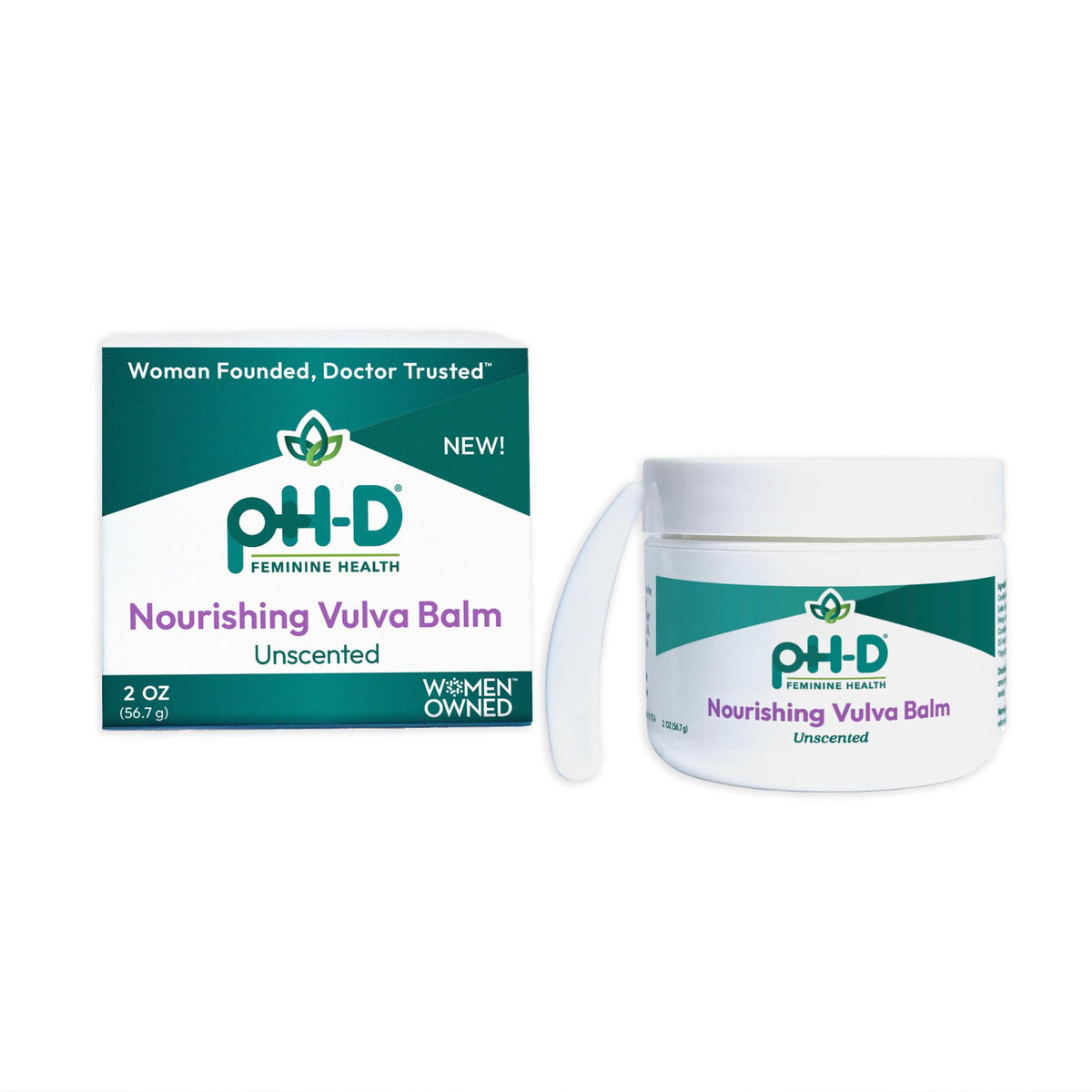 Baume ph-d pour vulve nourrissant, douceur durable pour peau sensible.