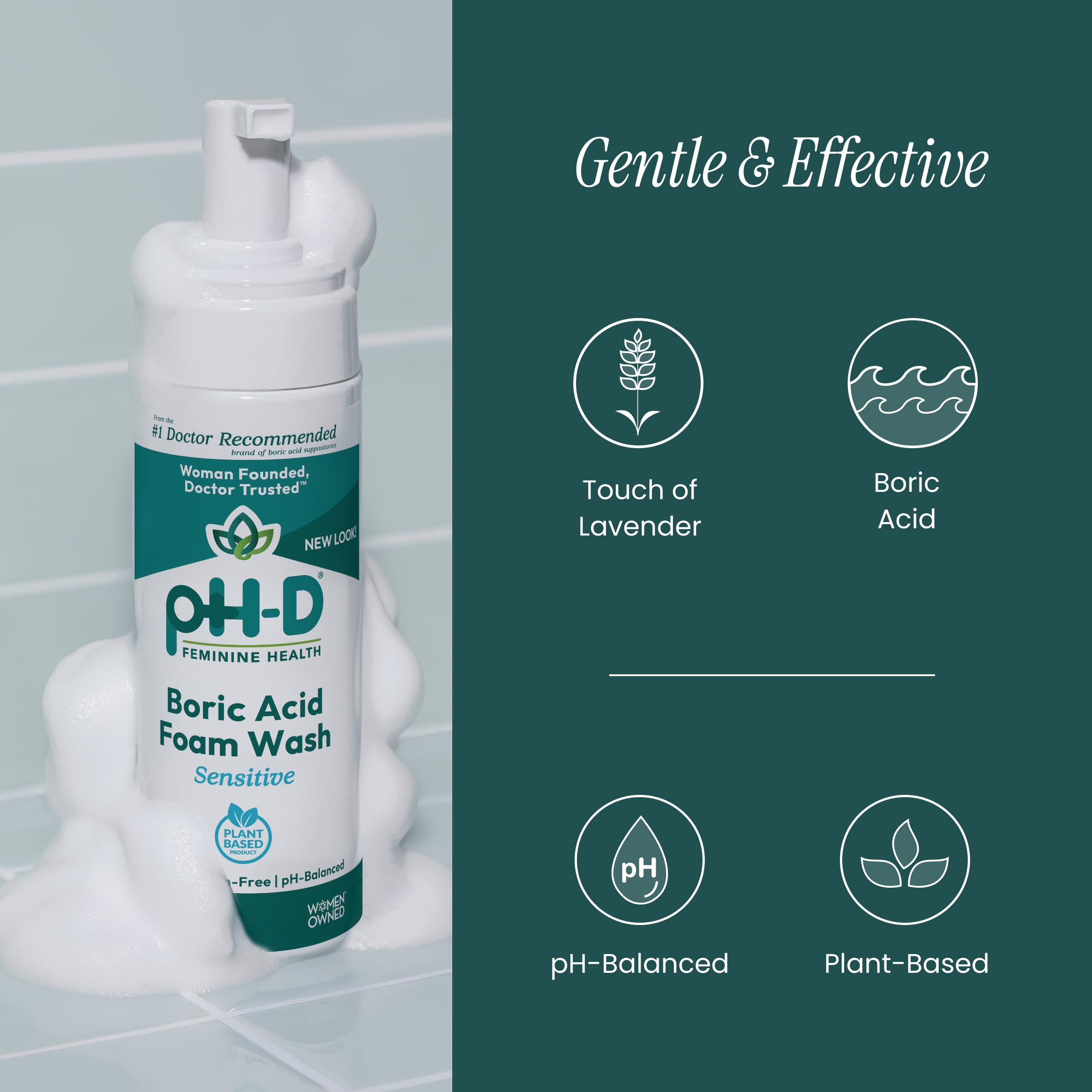 Ph-D Équilibre pH vulve, soutien à l'hygiène externe.