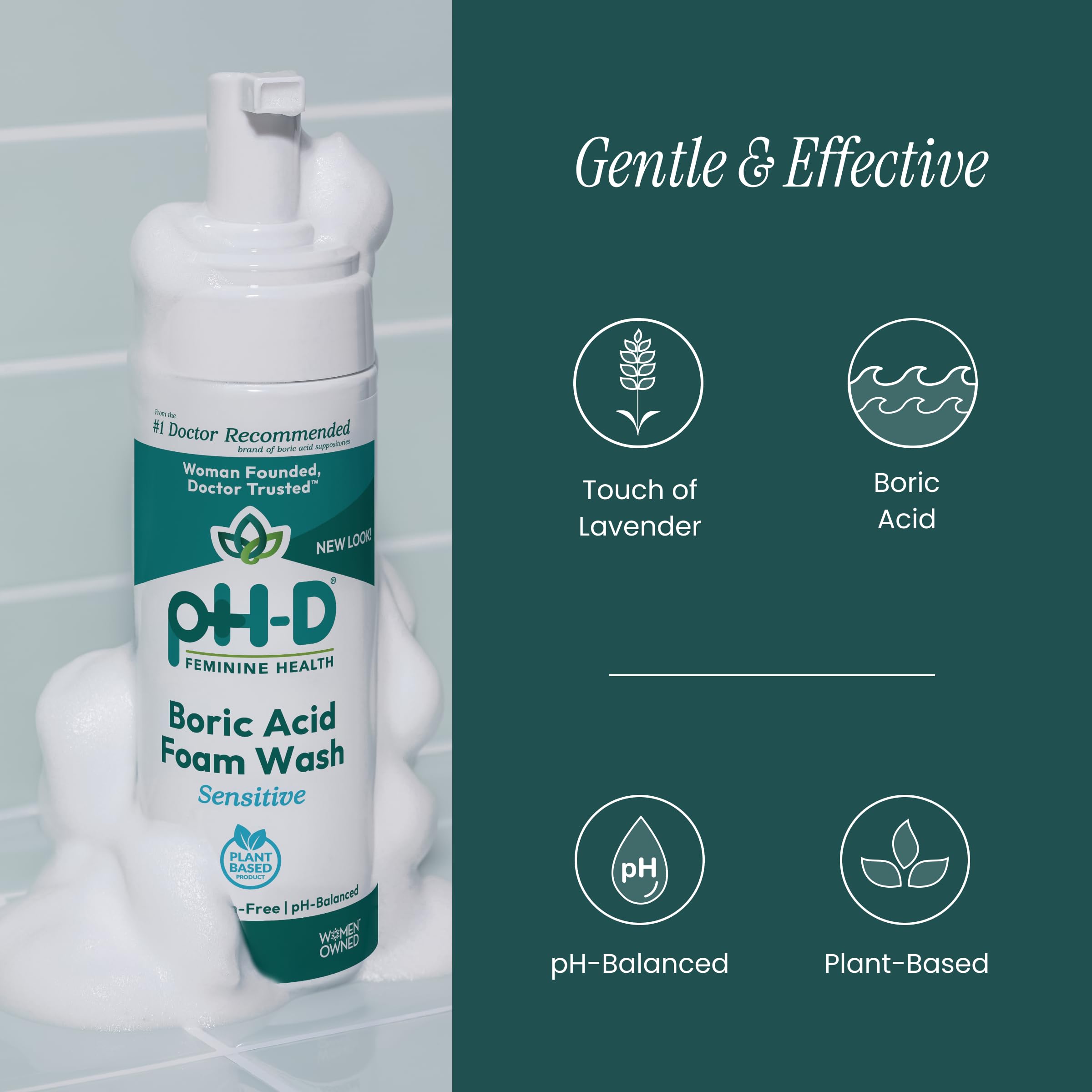 Ph-D Feminine Health sans parabènes: protection douce pour la peau.