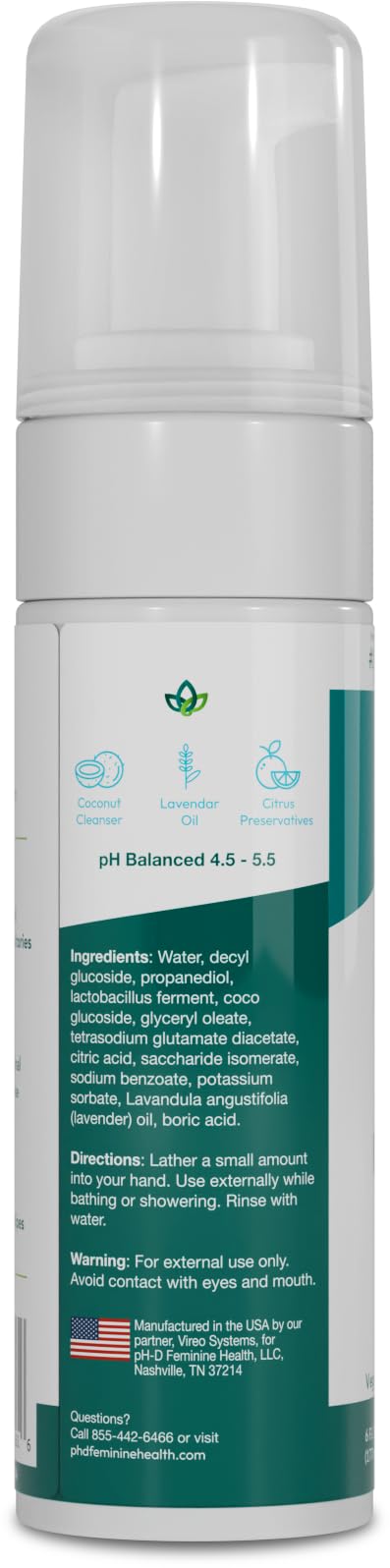 Ph-D Feminine Health approche naturelle: nettoyage respectueux et efficace.