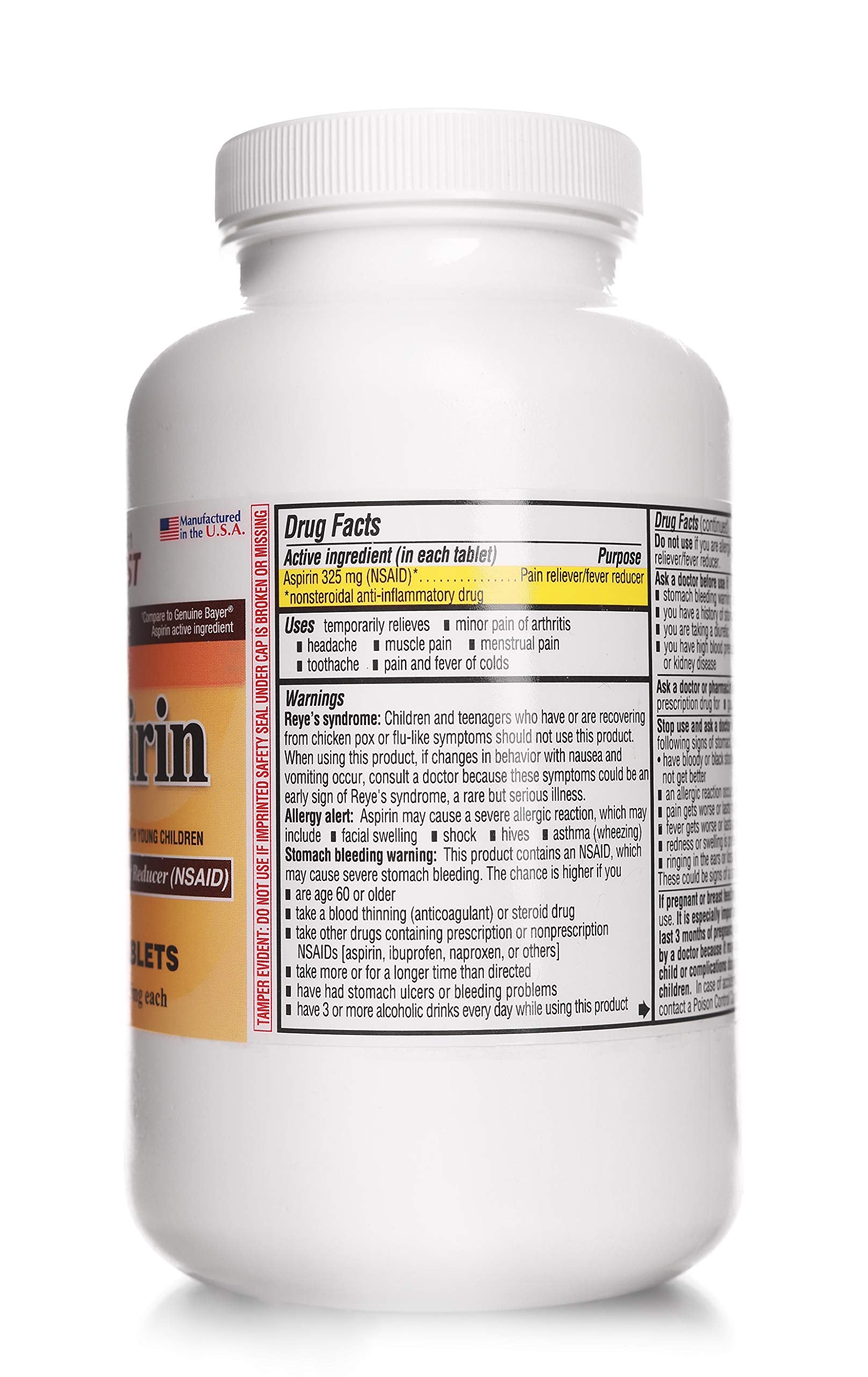 PHARBEST Aspirine 325 mg — utilisation quotidienne pratique.