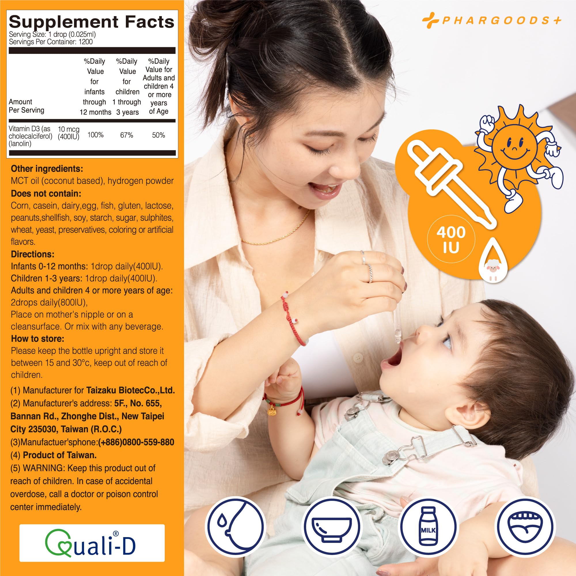 PHARGOODS+ Formule Sans Additifs: choix sûr pour nourrissons et enfants.