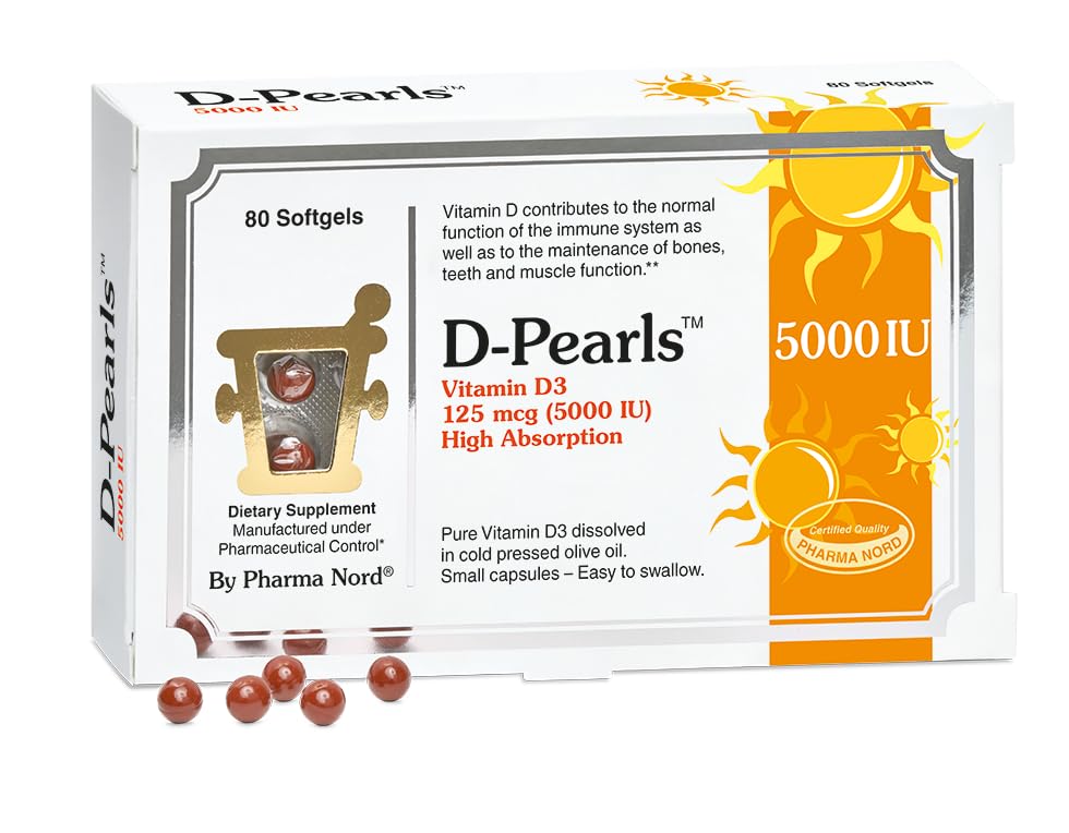 D-Pearls Pharma Nord – gelules molles pratique en bouteille