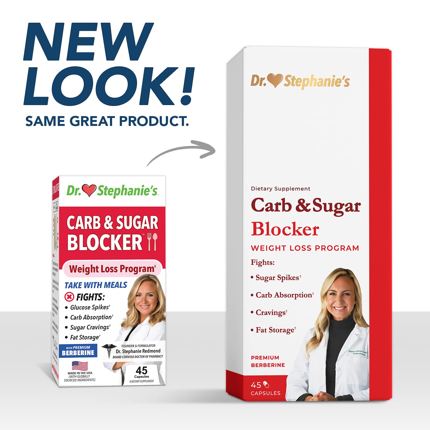 Pharmaganics blocage glucides boite emballage, image de l'emballage pour faciliter l'achat.