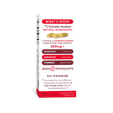 Pharmaganics blocage glucides bouteille en main, démonstration pratique lors du repas.