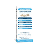 Pharmaganics – ingrédients clés cannelle, banaba et chardon-Marie présentés dans la formule.