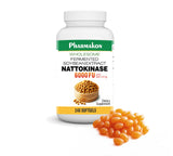 PHARMAKON Nattokinase, bouteille – soutien potentiel à la circulation et au quotidien.