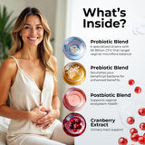 Emballage PharmaSupps Probiotique féminin sur étagère