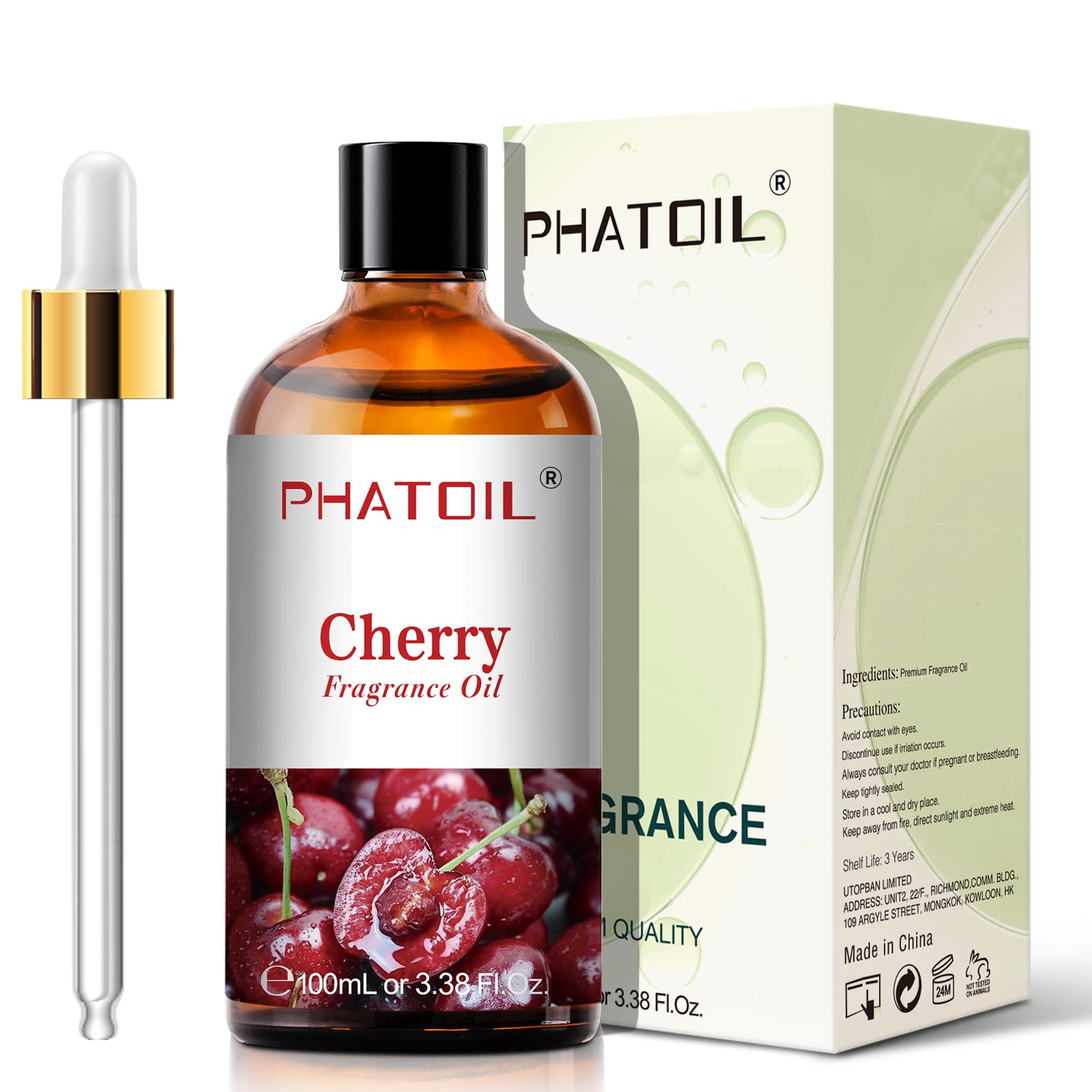 PHATOIL Huile cerise – Diffuseur maison offre une ambiance agréable et relaxante.