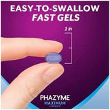 Phazyme gels rapides, format pratique pour une prise facile et rapide.