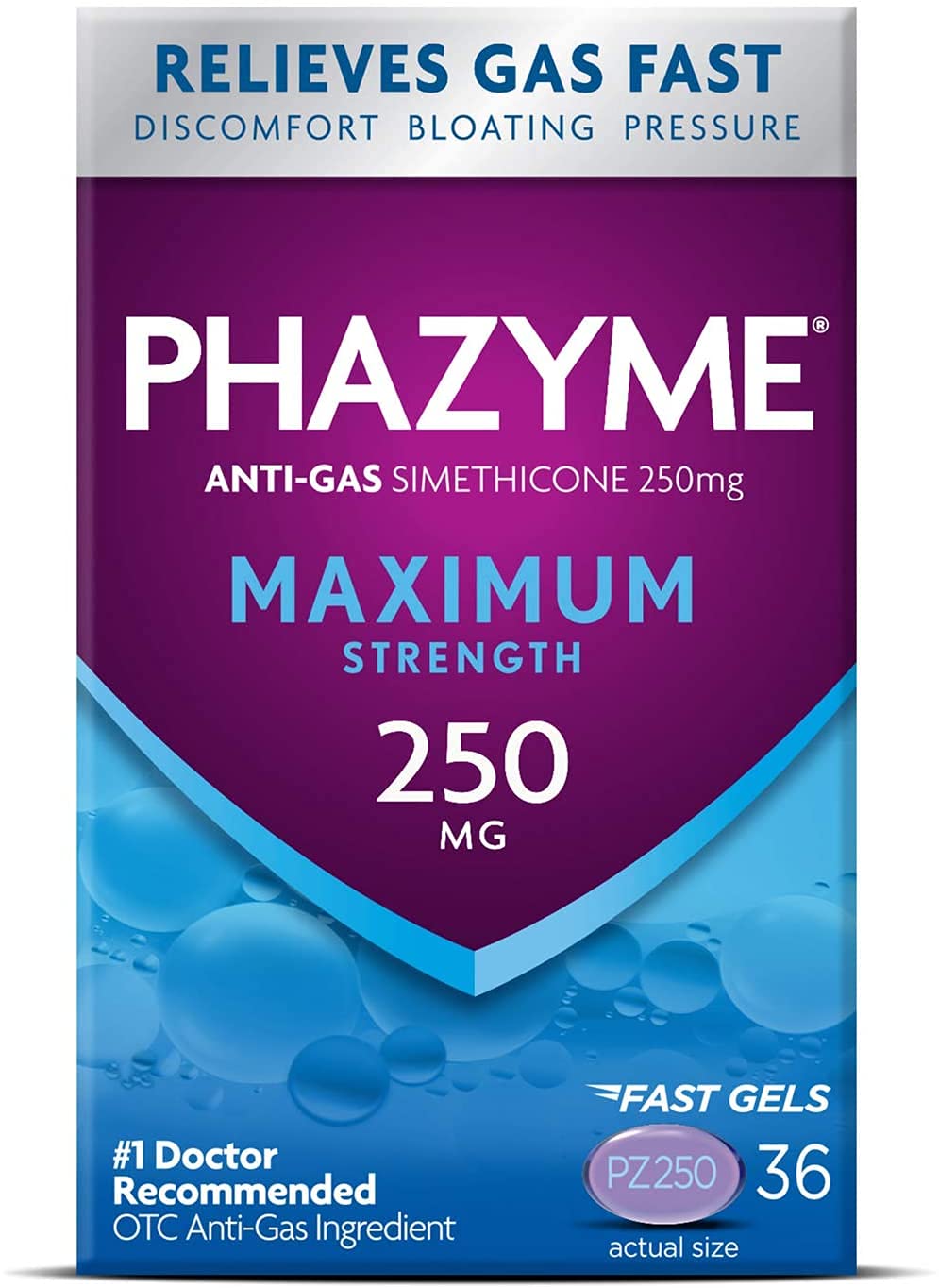 Phazyme gélules force maximale, bouteille ouverte, prise rapide et pratique.