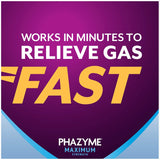 Phazyme gélules force maximale, étiquette 250 mg clairement indiquée.