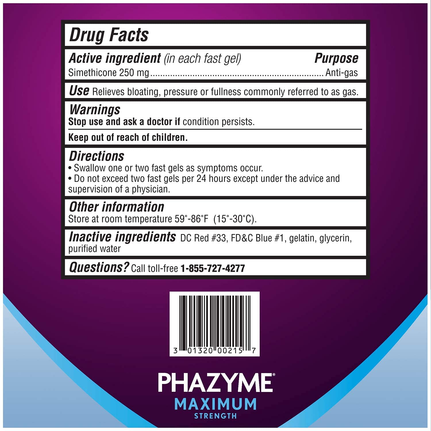 Phazyme Maximum Strength arôme cerise, comprimé facile à prendre.
