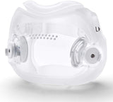 Coussinet visage DreamWear Philips, gros plan, confort doux et ajustement précis.