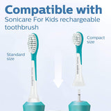 Philips HX6032/05 – profil contouré, ajuste parfaitement à la dentition en croissance