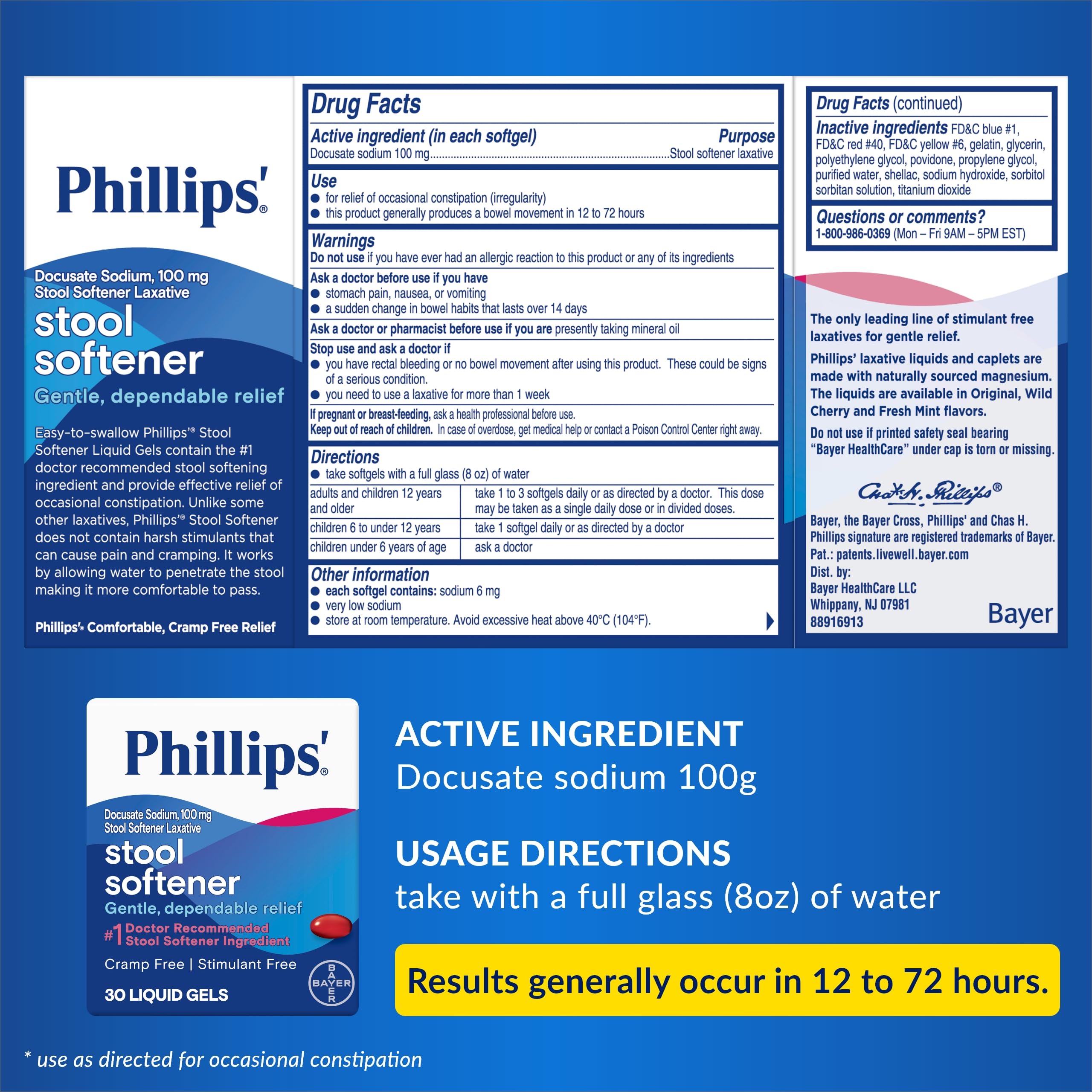 Boîte duo Phillips' prête pour deux mois d'utilisation