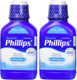 Phillips' Milk of Magnesia flacon original – soulagement en douceur et sans crampes.