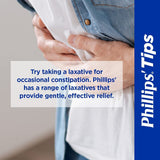 Emballage carton Phillips' Milk of Magnesia, rangement sûr et pratique.