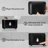 Phimuezl diffuseur-flamme bureau compact et silencieux.