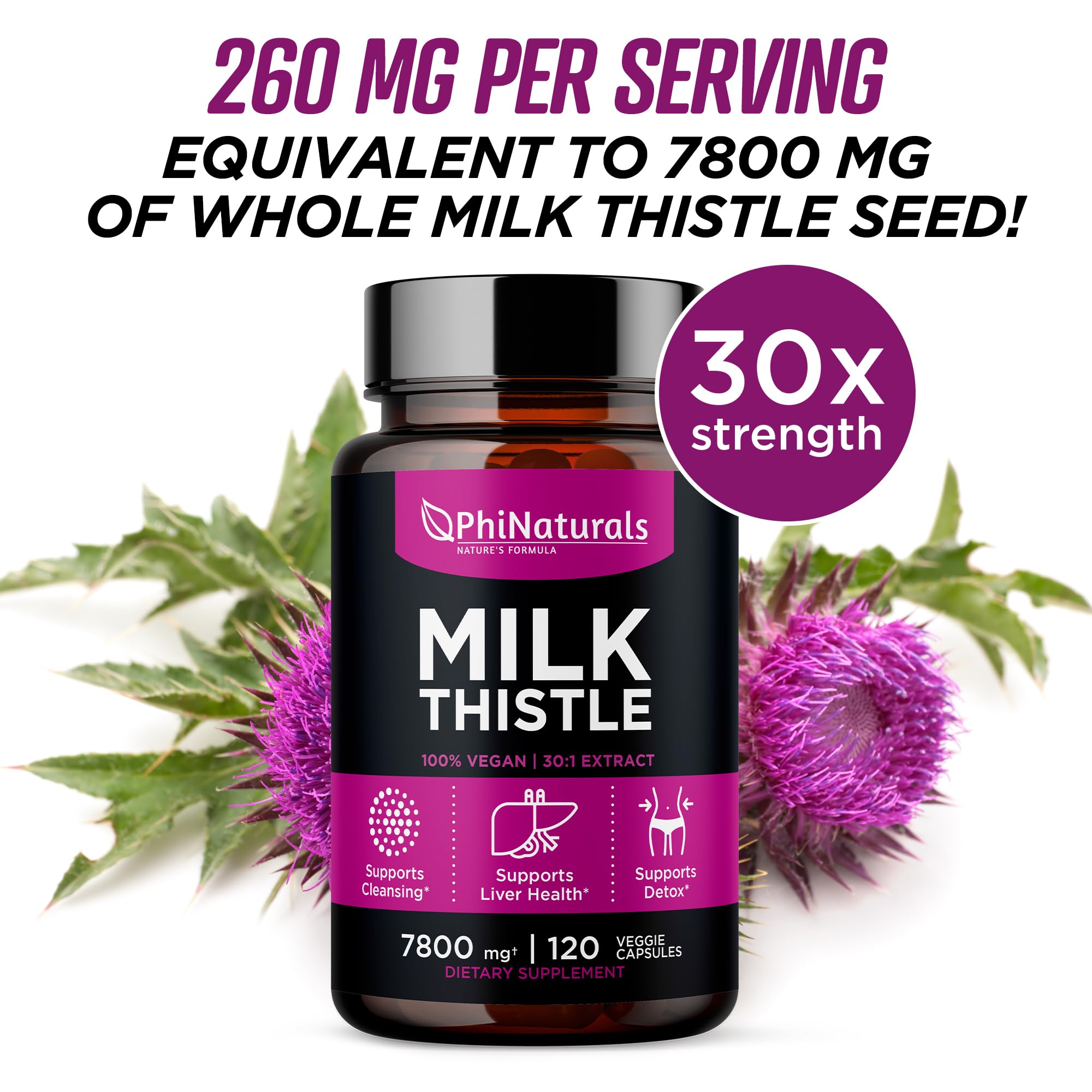 PhiNaturals capsules faciles à avaler pour routine santé