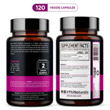 PhiNaturals capsules d'extrait chardon-marie, dosage pratique quotidien