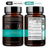PhiNaturals capsules véganes magnesium citrate — capsules faciles à avaler