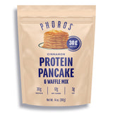 Emballage Phoros Nutrition montrant le mélange cannelle, parfait pour un petit-déjeuner protéiné rapide.