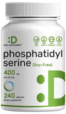 Phosphatidylsérine supplément – bouteille montrant une concentration mentale potentielle