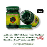 PHOYOK baume vert 50g — pot ouvert, texture prête à l'emploi.