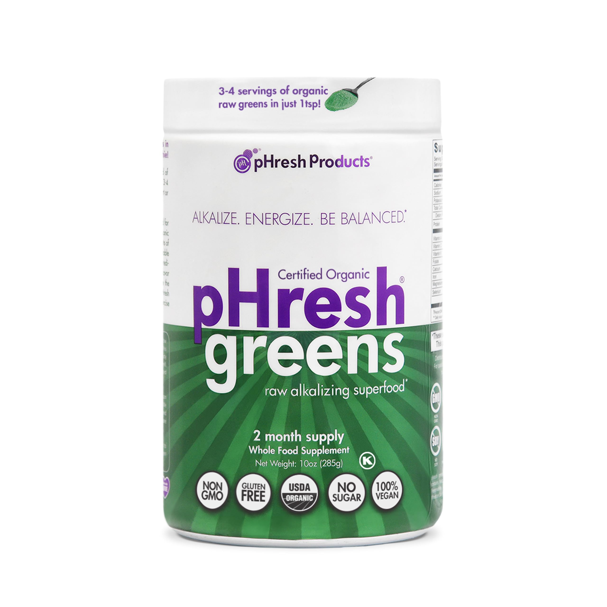 pHresh Greens — bouteille prête à booster vos apports nutritionnels.