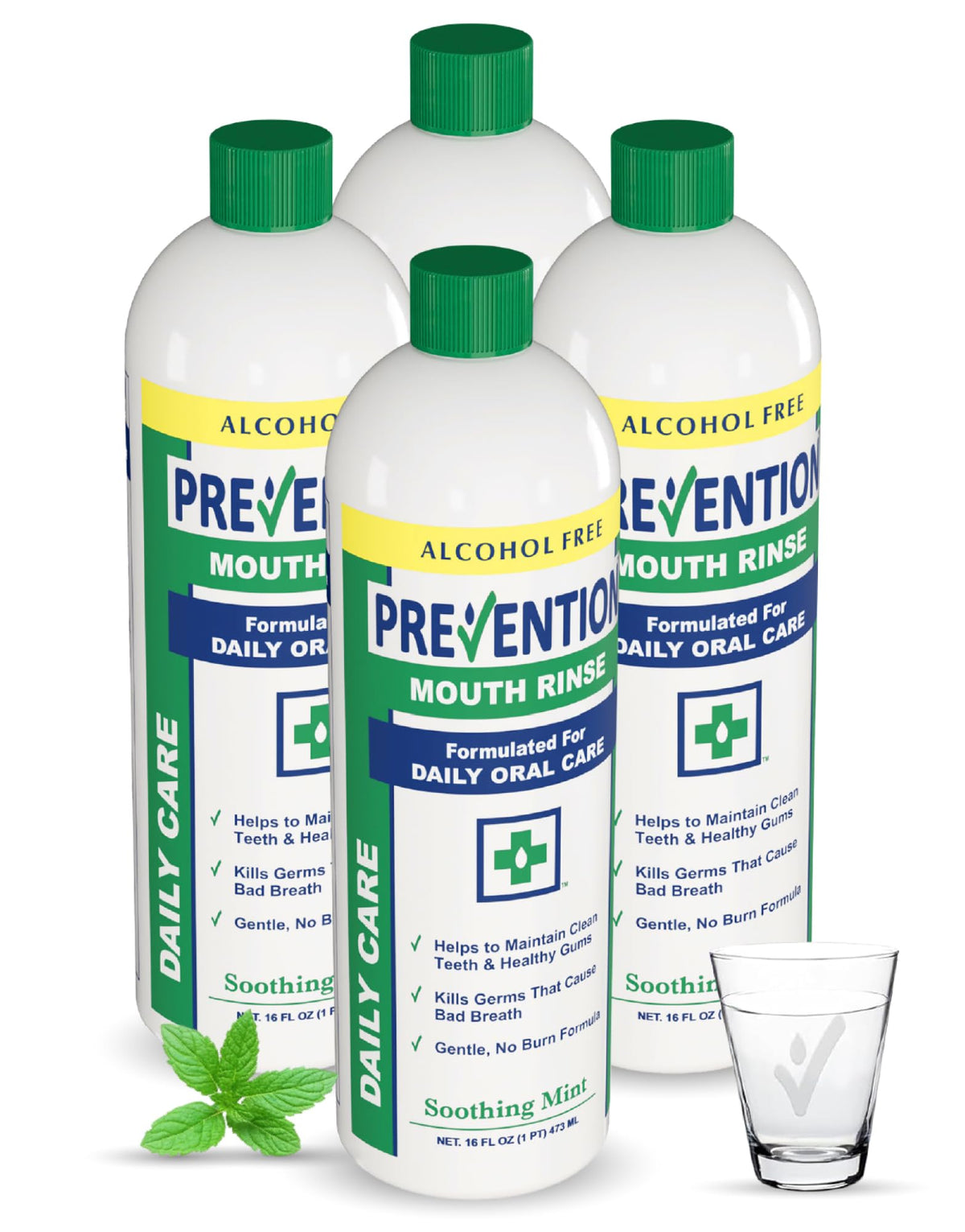 Rince-bouche Prevention par PHS Brands, utilisation quotidien et haleine fraîche.