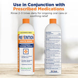 PHS Prevention ensemble deux flacons, solution douce et pratique pour le soin buccal.