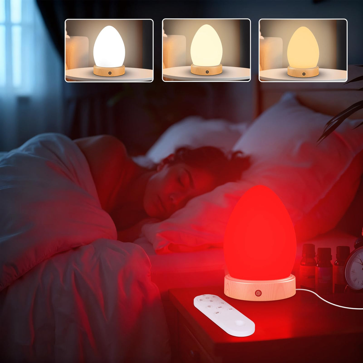 Phylosal lampe rouge 670nm pour sommeil sans lumière bleue