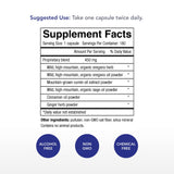 Physician's Strength Oregacillin – étiquette et flacon montrant le mélange d'épices naturel.
