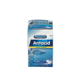 Premier plan sur la boîte Physicians Care Antacid ouverte, accès rapide.