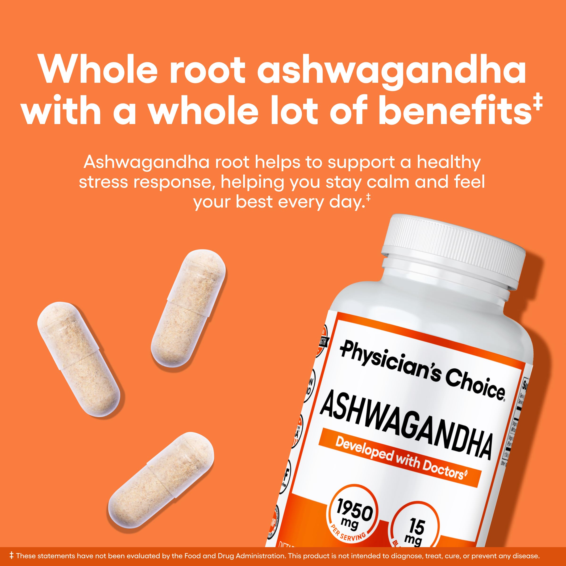 Extrait de poivre noir avec Ashwagandha, absorption améliorée potentielle.